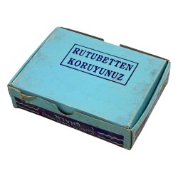 1980's Ulusal Turnuva Lüks Bilardo Tebeşirleri (Dolu Kutu) AOB5272 - 3