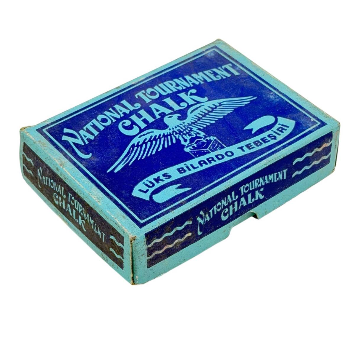 1980's Ulusal Turnuva Lüks Bilardo Tebeşirleri (Dolu Kutu) AOB5272 - 2