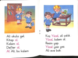 1980's Ünitelere Dayalı Okuma Kitapları Dizisi 1 - Tonton Ali Okulda NDR102485 - 2