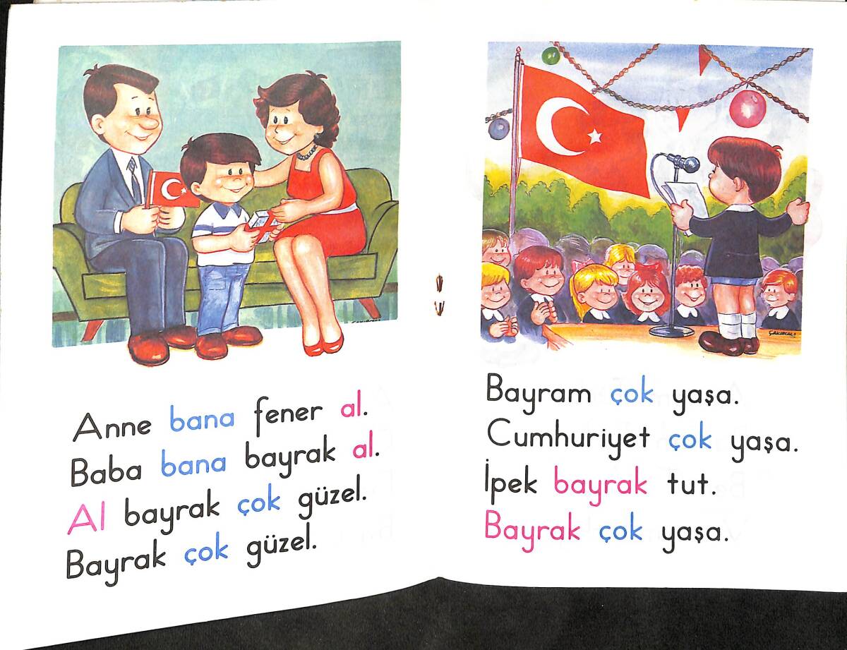 1980's Ünitelere Dayalı Okuma Kitapları Dizisi 2 - Tonton Ali Bayramda NDR102484 - 2