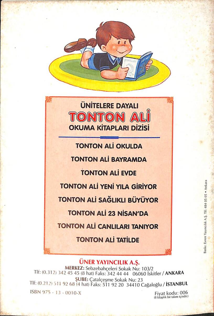 1980's Ünitelere Dayalı Okuma Kitapları Dizisi 4 - Tonton Ali Yeni Yıla Giriyor NDR102483 - 3