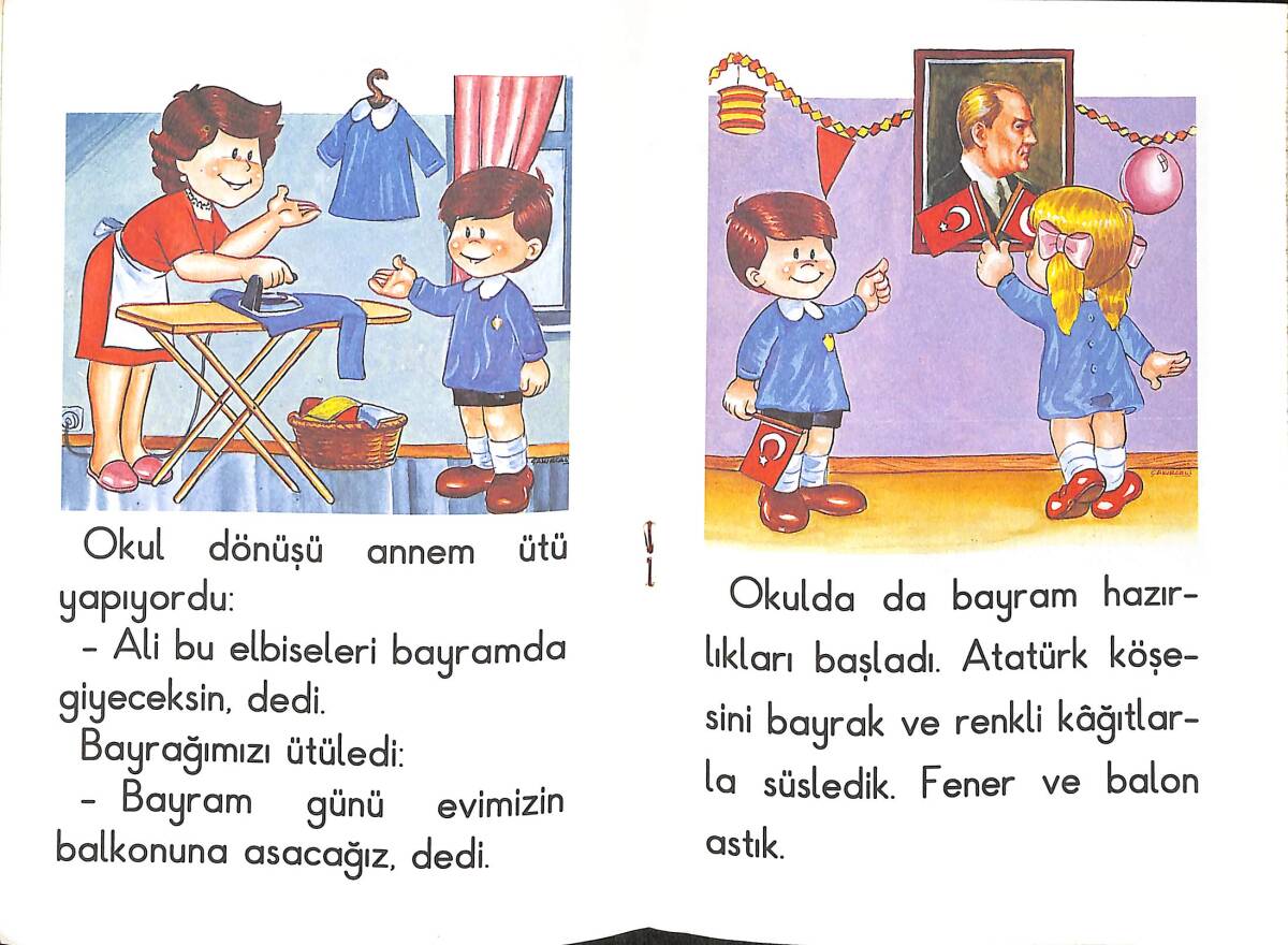 1980's Ünitelere Dayalı Okuma Kitapları Dizisi 6 - Tonton Ali 23 Nisan'da NDR102486 - 2