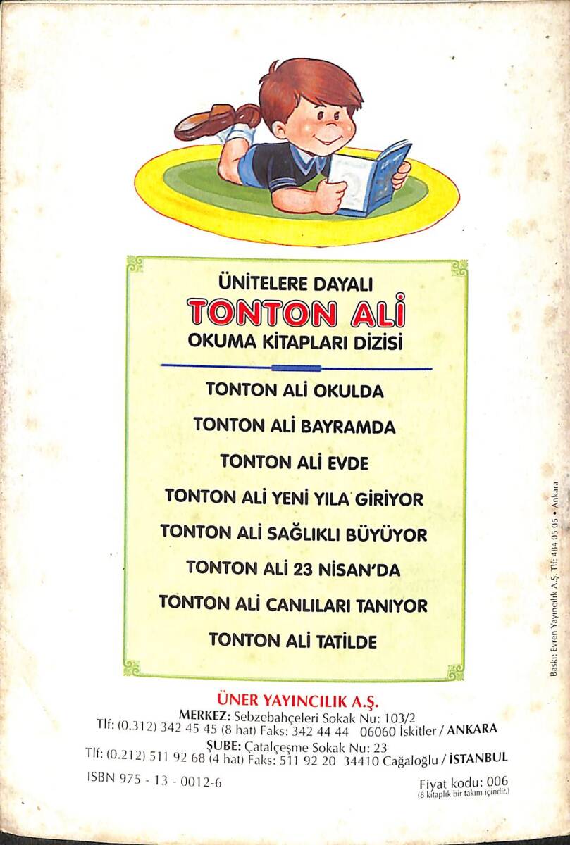 1980's Ünitelere Dayalı Okuma Kitapları Dizisi 6 - Tonton Ali 23 Nisan'da NDR102486 - 3