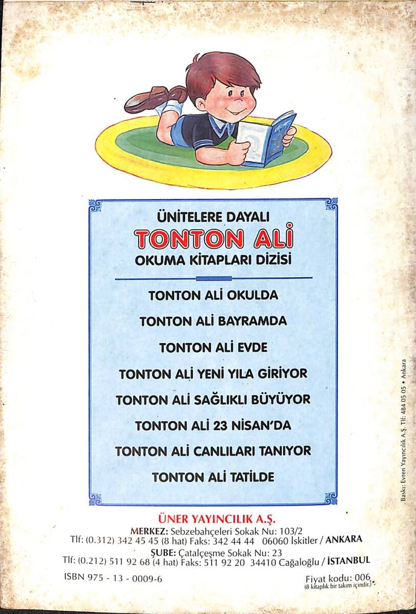 1980's Ünitelere Dayalı Okuma Kitapları Dizisi 6 - Tonton Ali Evde NDR102487 - 3