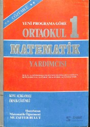 1980's Yeni Programa Göre Ortaokul 1 Matematik Yardımcı Kitabı NDR102092 - Gökçekoleksiyon