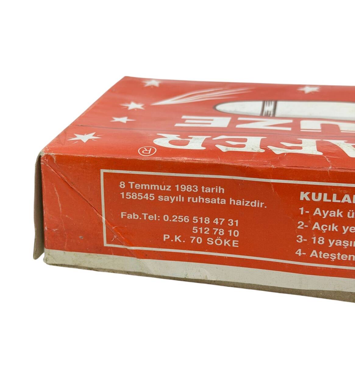 1980's Zafer Rampalı Büyük Boy Füze (Dolu Kutu) AOB5347 - 3