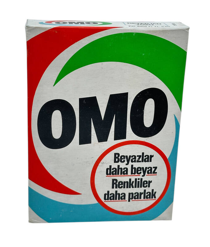 1981 Omo Toz Deterjan ''Beyazlar Daha Beyaz Renkliler Daha Parlak'' - 180gr (Dolu Paket) (N) AOB4359 - 1
