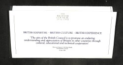 1984 British Council 1934-1984 Royal Mail Hatıra Pul Seti - Orjinal Föyüyle PPT2365 - 2