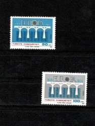 1984 Europa CEPT'in 25. Yılı Köprüler Tam Seri Pul - Damgasız (MNH) PPT2521 - Gökçekoleksiyon