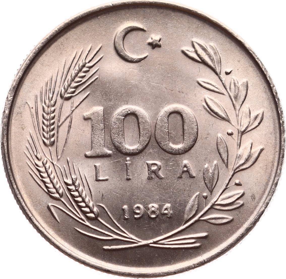 1984 Yılı 100 Lira - ÇİL TCM3269 - 1
