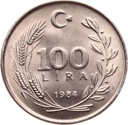 1984 Yılı 100 Lira - ÇİL TCM3269 - 3