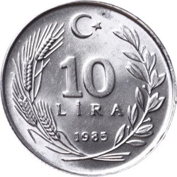 1985 Yılı 10 Lira - ÇİL TCM3138 - Gökçekoleksiyon