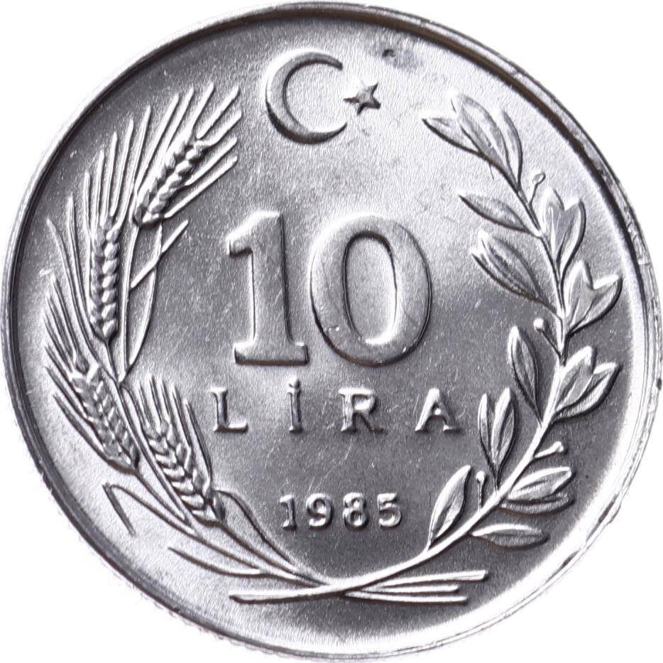 1985 Yılı 10 Lira - ÇİL TCM3138 - 3