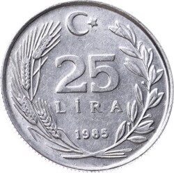 1985 Yılı 25 Lira - ÇİL TCM3228 - 3