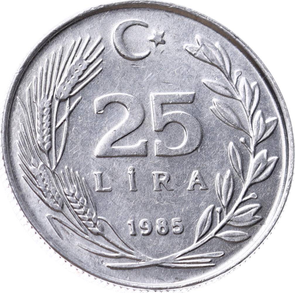 1985 Yılı 25 Lira - ÇİL TCM3228 - 3