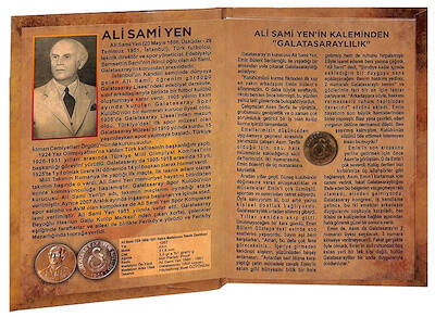 1987 - Galatasaray Spor Kulubü Ali Sami Yen 1886-1951 Özel Kit İçerisinde Altın Hatıra Madalyon MVMG1 # - 2
