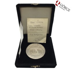 1987 TİSK 25.Kuruluş Yıldönümü Hatıra Madalyonu *Naci Önsala Hediye* MVM767 - Gökçekoleksiyon