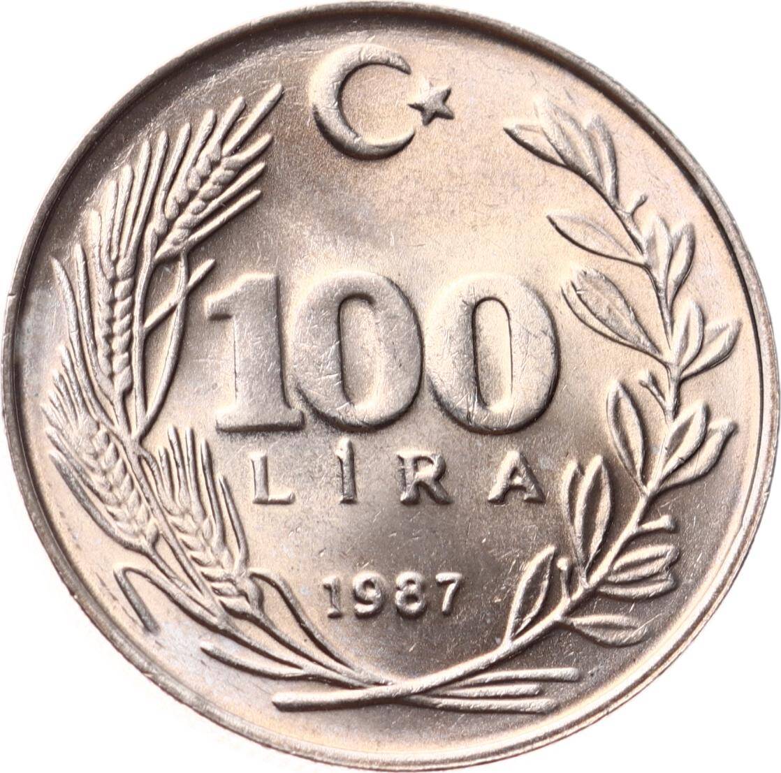 1987 Yılı 100 Lira - ÇİL TCM3155 - 3