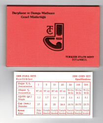 1989 Darphane Tedavül Para Seti TCM3313 - Gökçekoleksiyon