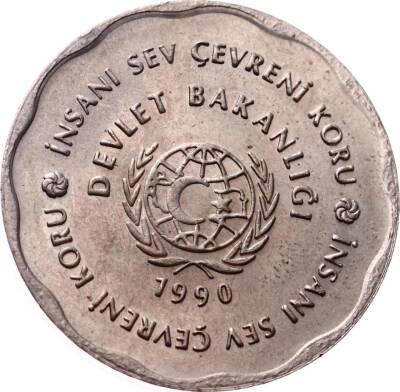 1990 Herşey İnsan İçindir Çevre Emanettir Madalyon MVM990 - 4