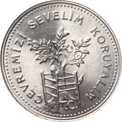 1990 Yılı 1000 Lira (FAO) Çevremizi Sevelim Koruyalım - ÇİL TCM3126 - 3