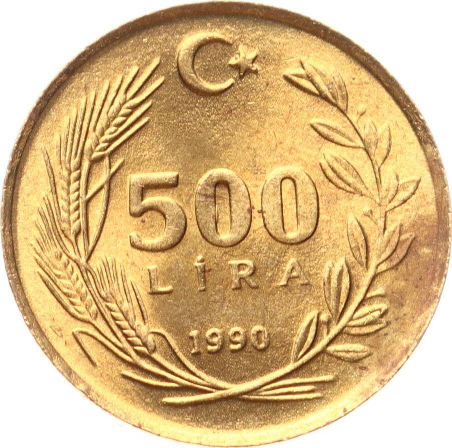 1990 Yılı 500 Lira - ÇİL TCM3173 - 3