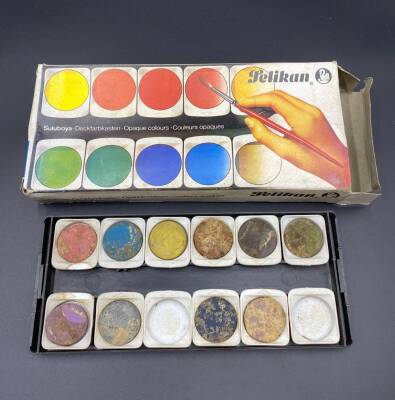 1990 Yılı Pelikan Marka Sulu Boya AOB3167 (N) - 1