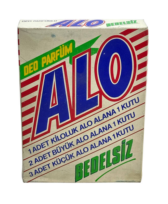 1990'lar Alo Deo Parfümlü Toz Deterjan *Kir Ve Kir Kokularını Yok Eder* (Dolu Kutu) AOB4733 - 2