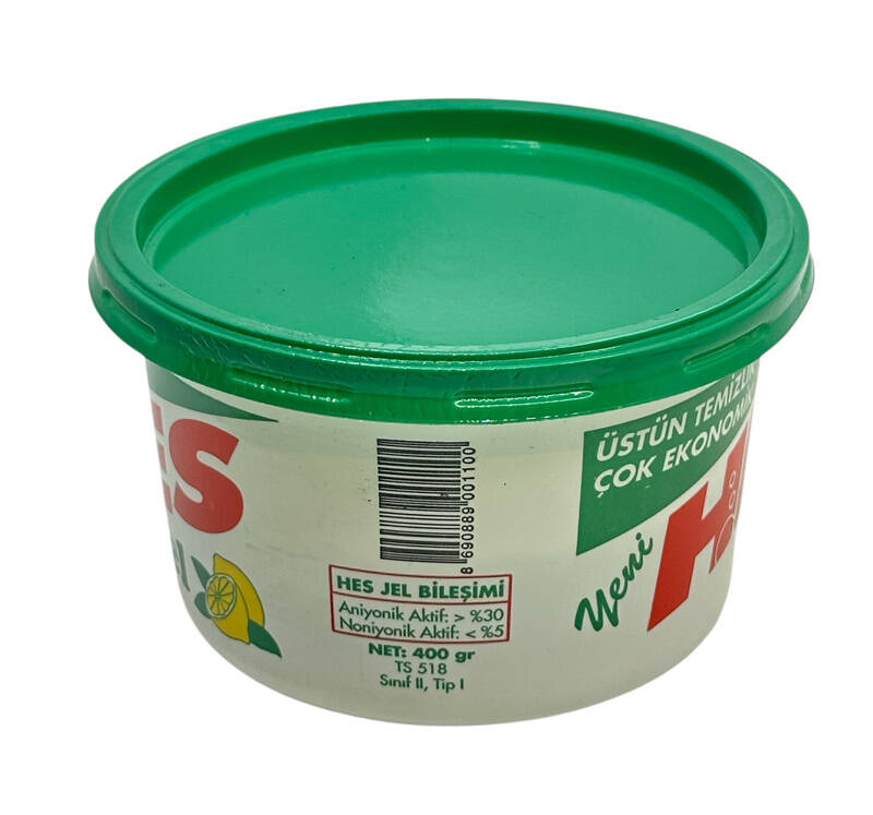 1990'lar Hes Limonlu Jel *Üstün Temizlik Çok Ekonomik* (Dolu Kutu) AOB4732 - 2