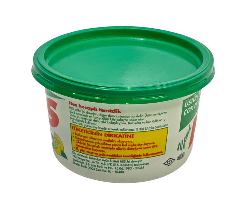 1990'lar Hes Limonlu Jel *Üstün Temizlik Çok Ekonomik* (Dolu Kutu) AOB4732 - 3