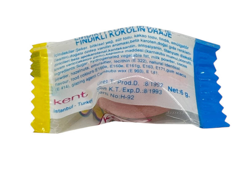 1990'lar Kent Yoyo Fındıklı Kokolin Yumurta Draje Şeker AOB4461 - 2