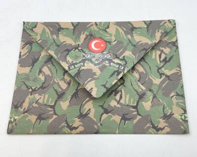 1990lar Komando Mektubu - İçerisi Kartpostallı AOB3385 (N) - 3