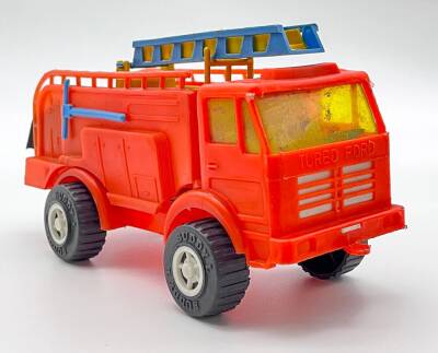 1990lar Türk Malı Dönemin İtfaiyesi Turbo Ford İbareli Üst Kısmı Hareketli AOB3510 (N) - 1
