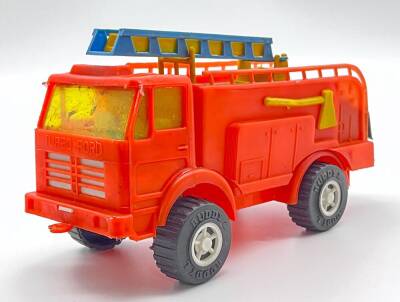 1990lar Türk Malı Dönemin İtfaiyesi Turbo Ford İbareli Üst Kısmı Hareketli AOB3510 (N) - 2