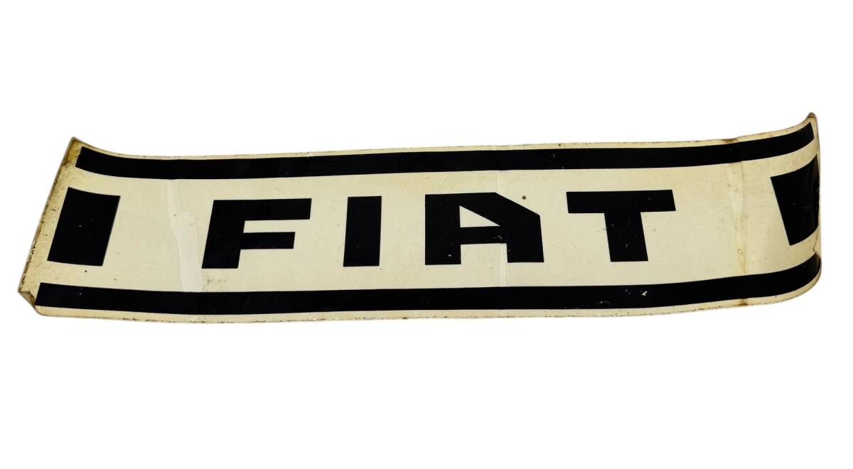 1990's Araba Arkası FIAT Yazı Sticker AKS1817 - 1