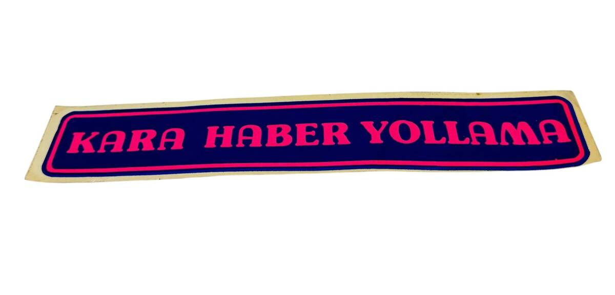 1990's Araba Arkası Kara Haber Yollama Yazı Sticker AKS1797 - 1