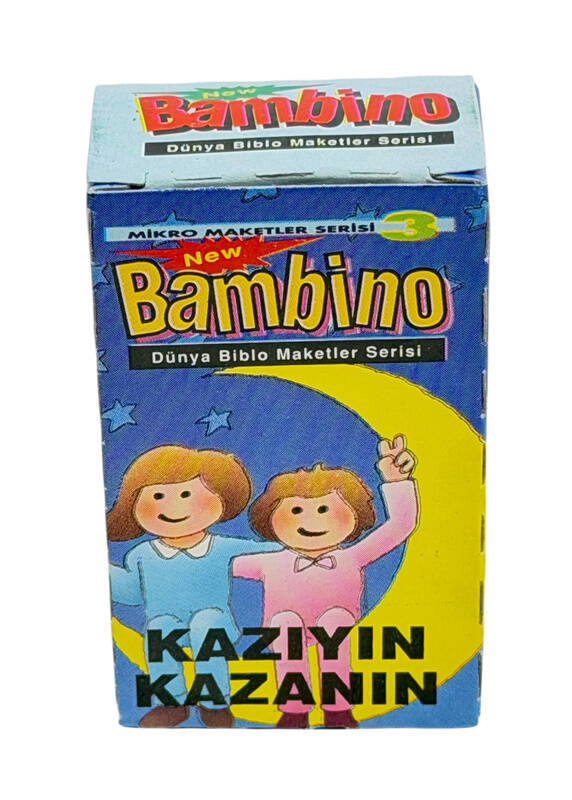 1990's Bambino Kazı-Kazan Dünya Biblo Maketler Serisi AOB5377 - 2
