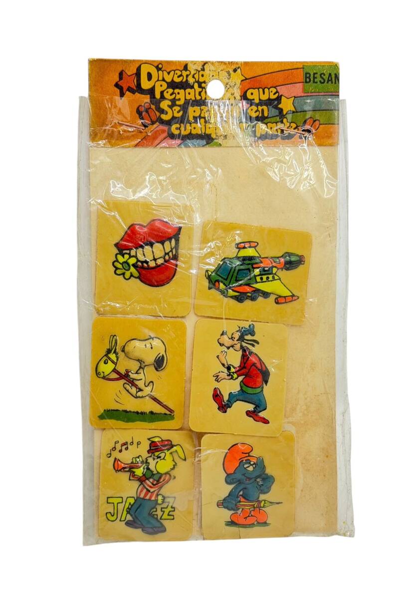 1990's Besan Cips Kabartma Stickerları AOB5206 - 1