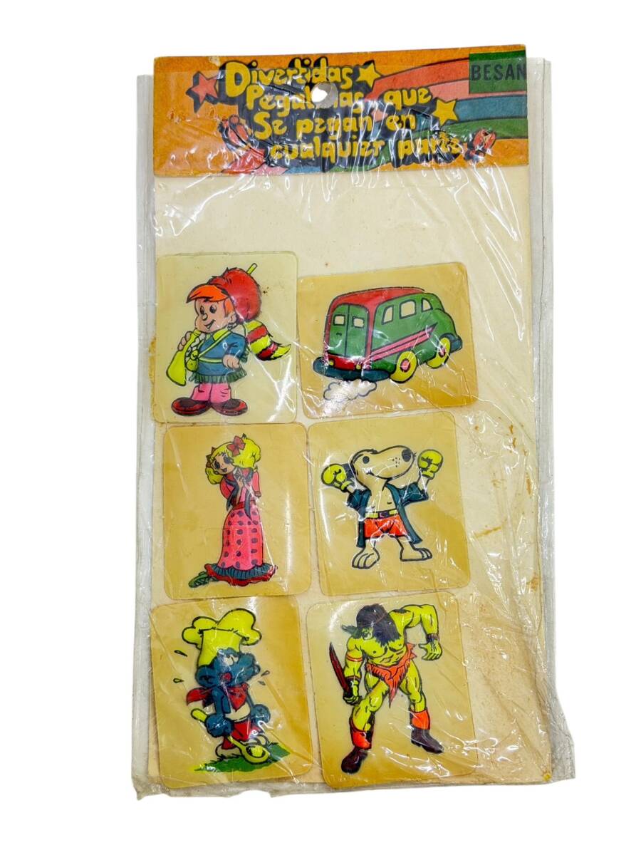 1990's Besan Cips Kabartma Stickerları AOB5207 - 1