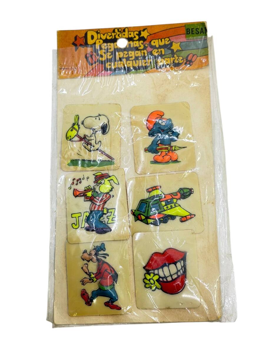 1990's Besan Cips Kabartma Stickerları AOB5208 - 1