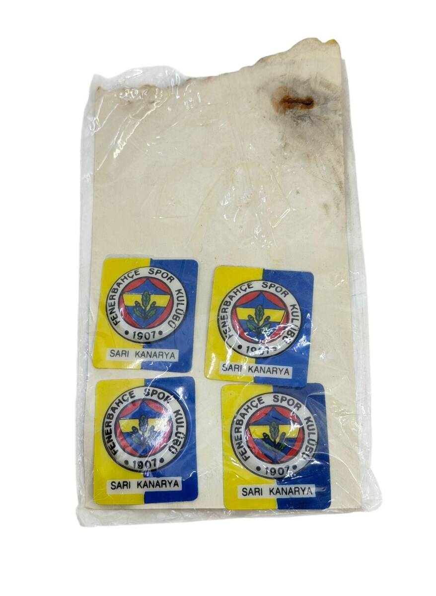 1990's Besan Sarı-Lacivert Cips Kabartma Stickerları AOB5288 - 3