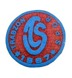 1990's Bordo-Mavi Kumaş Eski Çanta Arması AKS2143 - Gökçekoleksiyon