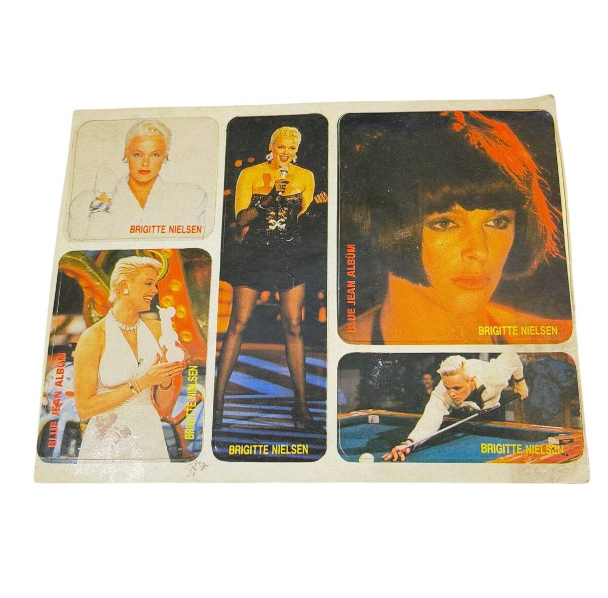 1990's Brigitte Nielsen-Blue Jean 5'li Sticker Çıkartma AKS2120 - 1