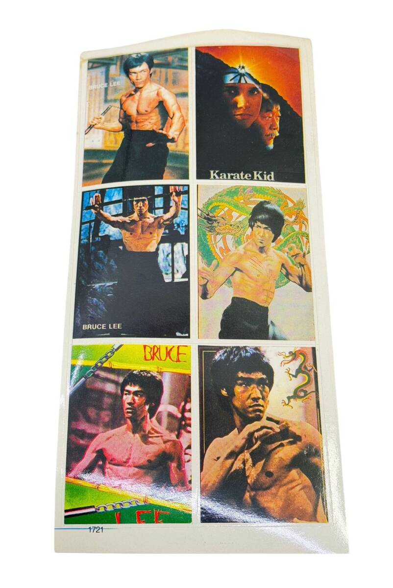 1990's Bruce Lee 6'lı Sticker Çıkartma AKS2017 - 1