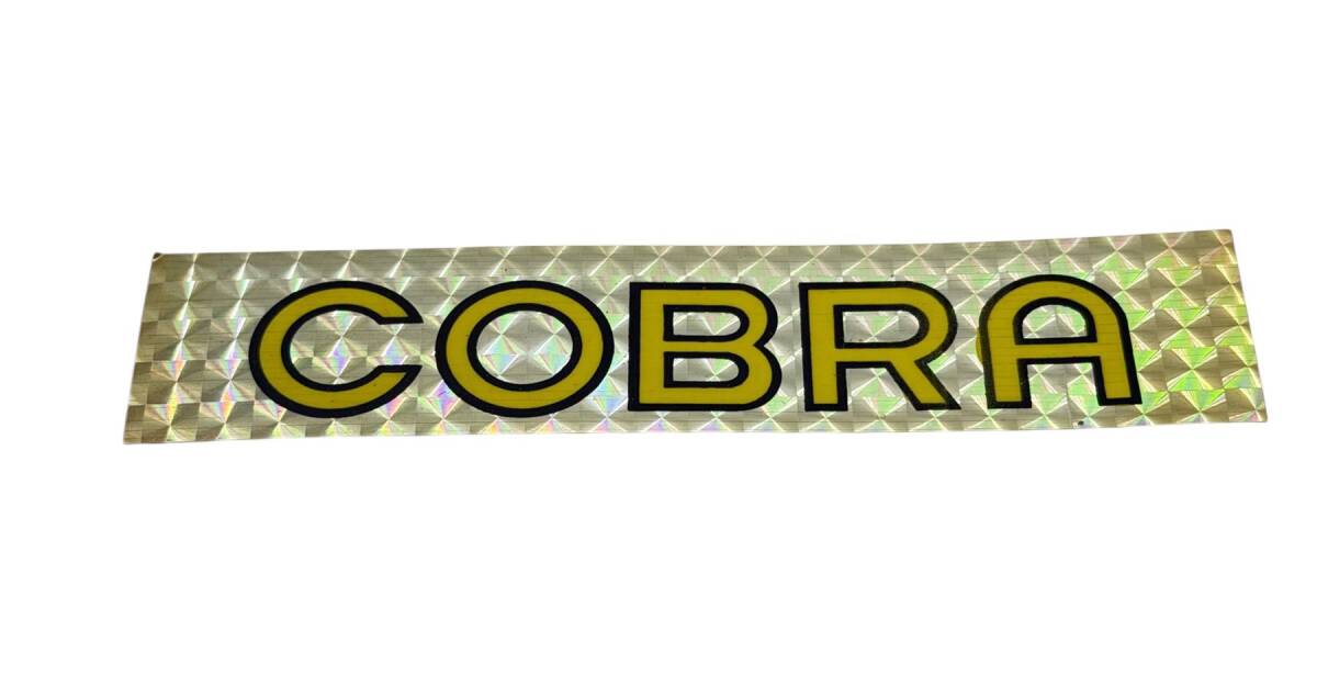 1990's Cobra Araba Arkası Reflektörlü (Kedi Göz) Sticker AKS1776 - 1