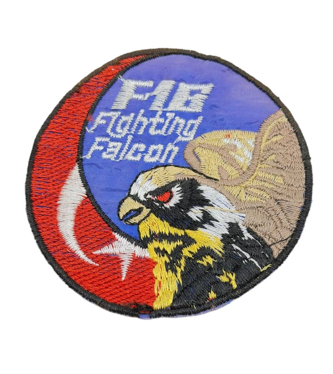 1990's F-16 Kartal Figürlü Nakış Arma AKS2182 - 1