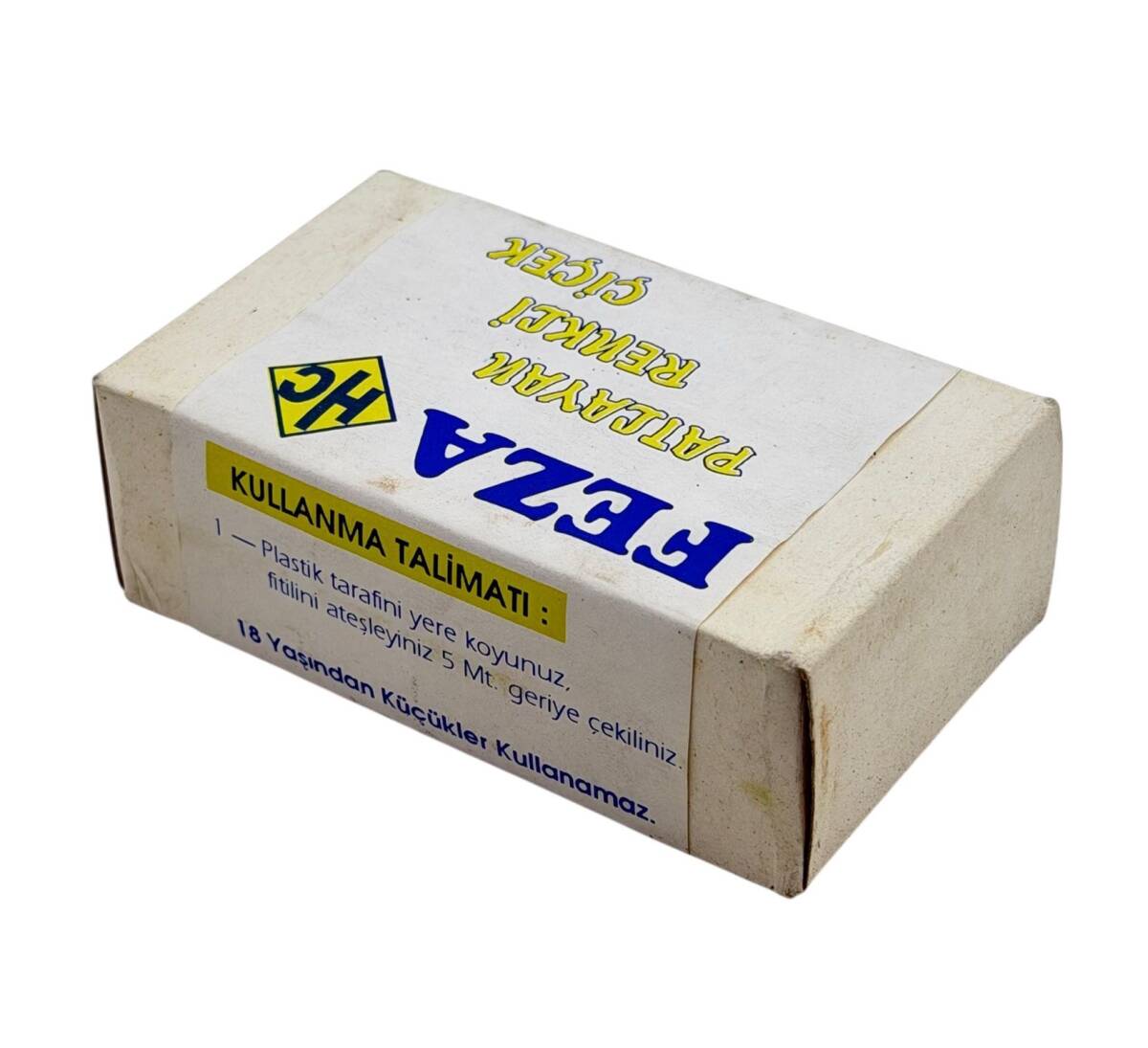 1990's Feza Patlayan Renkli Çiçek (Dolu Kutu) AOB5346 - 2