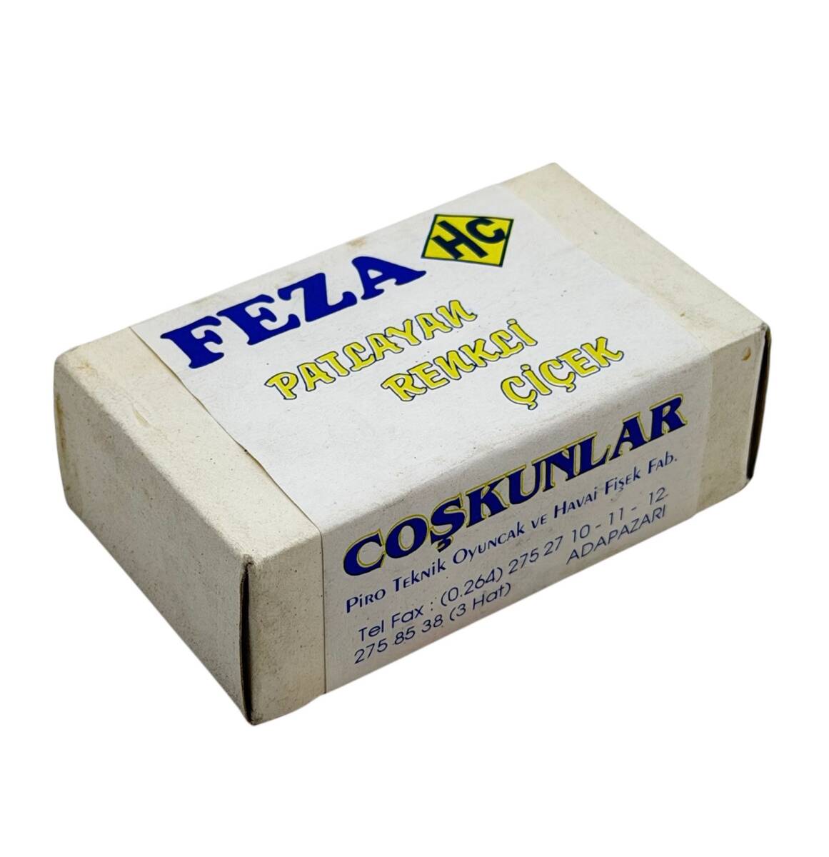 1990's Feza Patlayan Renkli Çiçek (Dolu Kutu) AOB5346 - 3