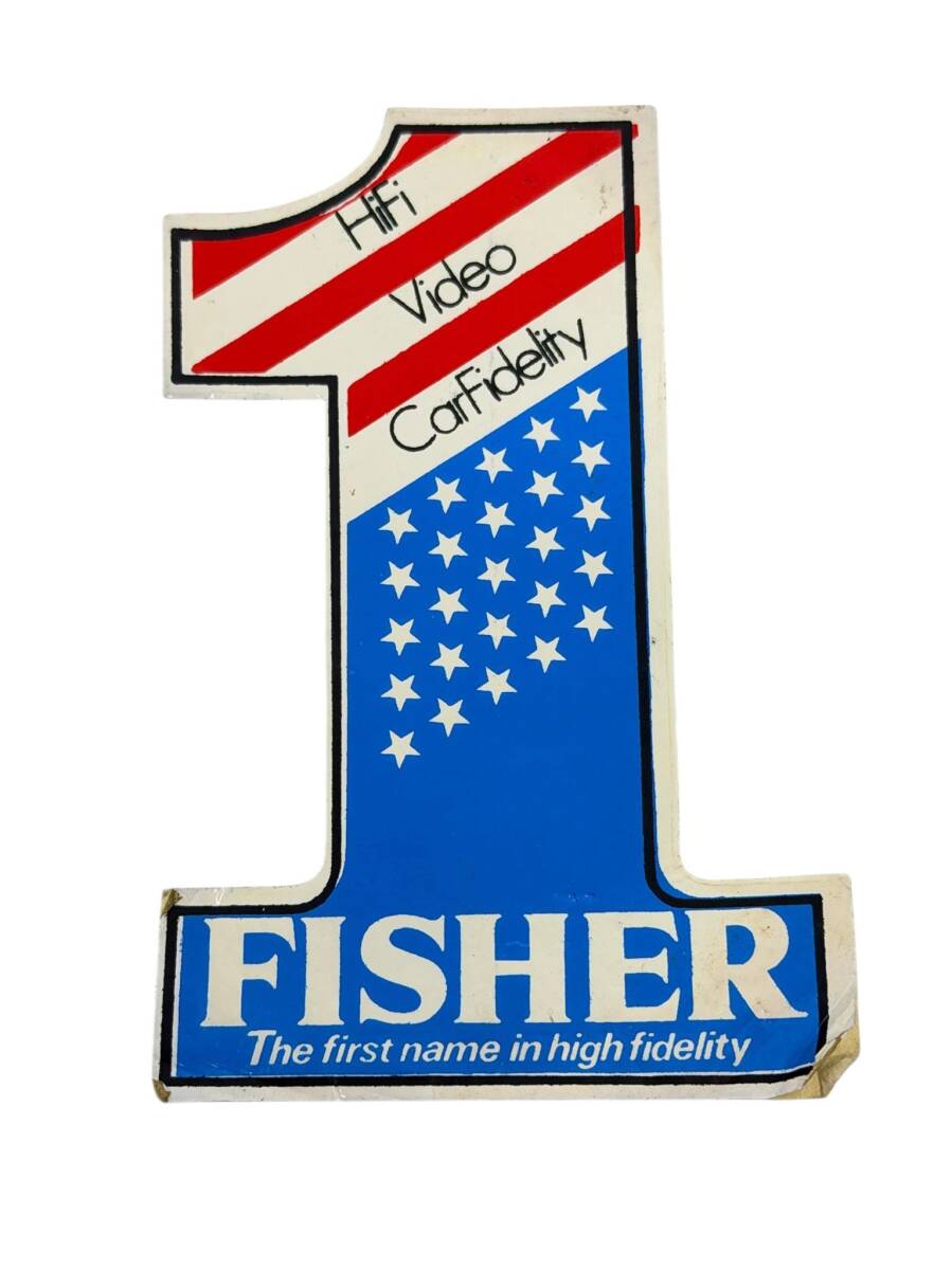 1990's Fisher Sticker Çıkartma AKS2011 - 1