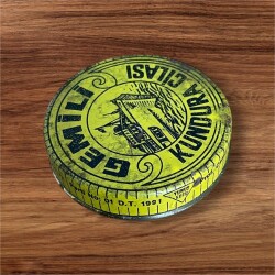 1990s Gemili Kundura Cilası Teneke Kutu AOB5443 - 2